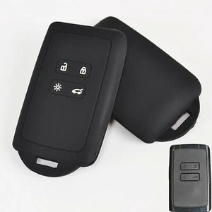Funda protectora de silicona para llave remota para Renault Kadjar Espace Clio 16 18 2020 negra - Imagen 1 de 5