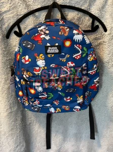 Backpack School Bag Mario Themed Kids Children Adult Super Mario Bros Bag NWT - Picture 1 of 5