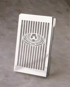 1996 1997 1998 Kawasaki VN1500 Classic: CHROME RADIATOR COVER / GRILL E : M10971 - Picture 1 of 1