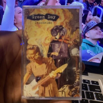 Green Day-Insomniac cassette Brand-New Sealed NEW OLD STOCK BLUE - Image 1 of 4