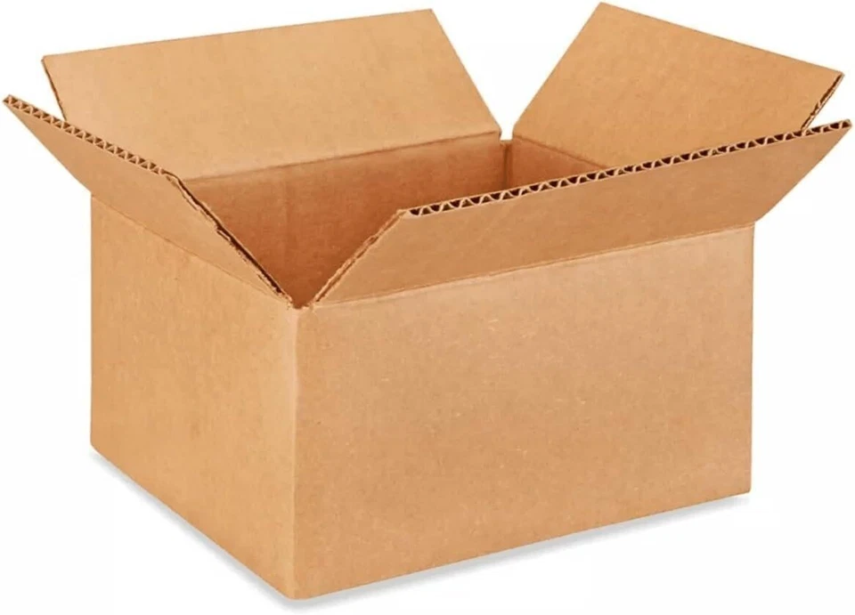 Supply Hut 8x6x4 Cardboard Packing Box - Pack of 50