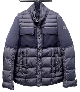 MONCLER Men's Down Jacket Navy France Size:3 - Picture 1 of 12