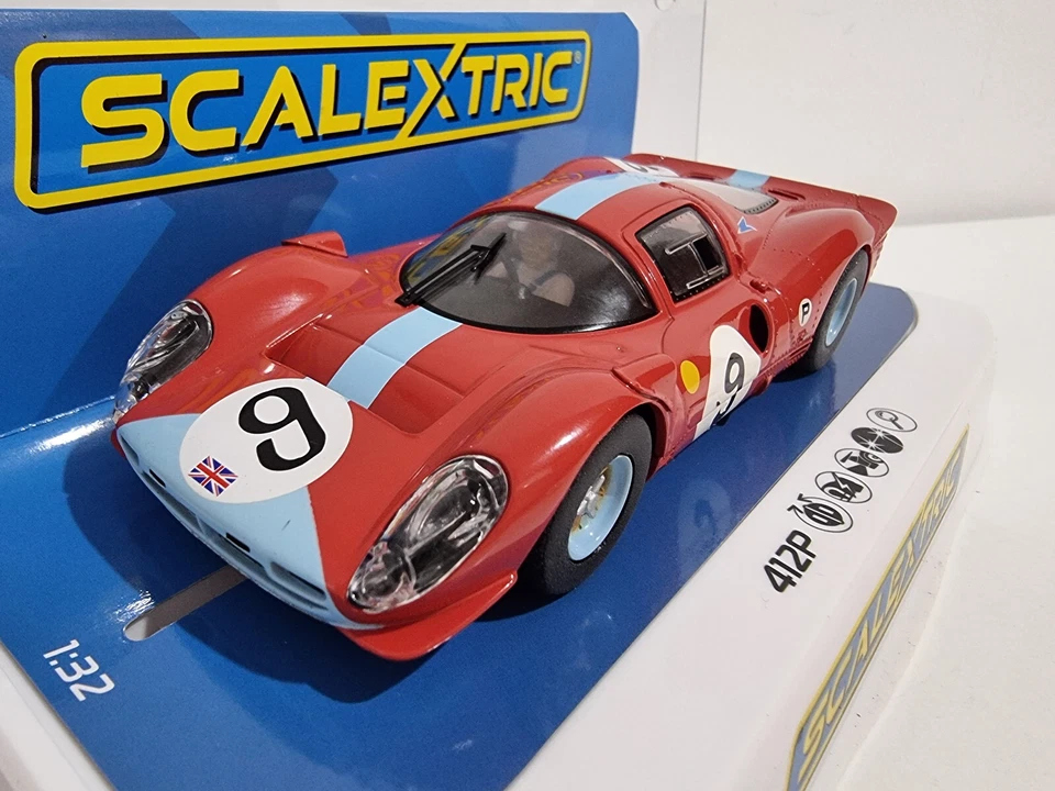 Scalextric C3946 Ferrari 412P No.9 - Brands Hatch 1967 1/32 NEU - Bild 1 von 4