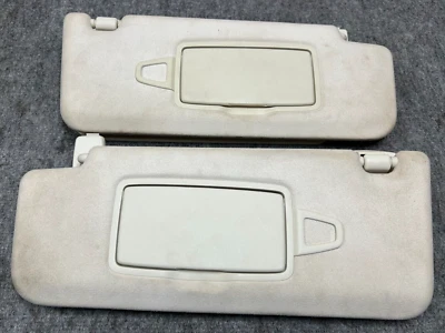 MERCEDES S63 AMG W222 14-20 OEM PARASOL DELANTERO IZQUIERDO Y DERECHO GAMUZA BEIGE CONJUNTO 94K Foto 1 de 4