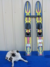 Airhead Trainer Water Skis 47" Ahst-150 Binding Child size 5-12 Beginner