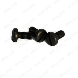 Viti testa padella a fessura in acciaio inox nero 304 M1,6 M2 M2,5 M3 M4 - Foto 1 di 5