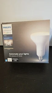 Philips Hue WHITE BR30 Starter Kit 2 LED Bulbs and Bridge (Hub) - Picture 1 of 9