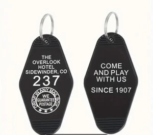 The Shining - The Overlook Hotel Room 237 - Motel Key Chain Tag (black) - black - Picture 1 of 1