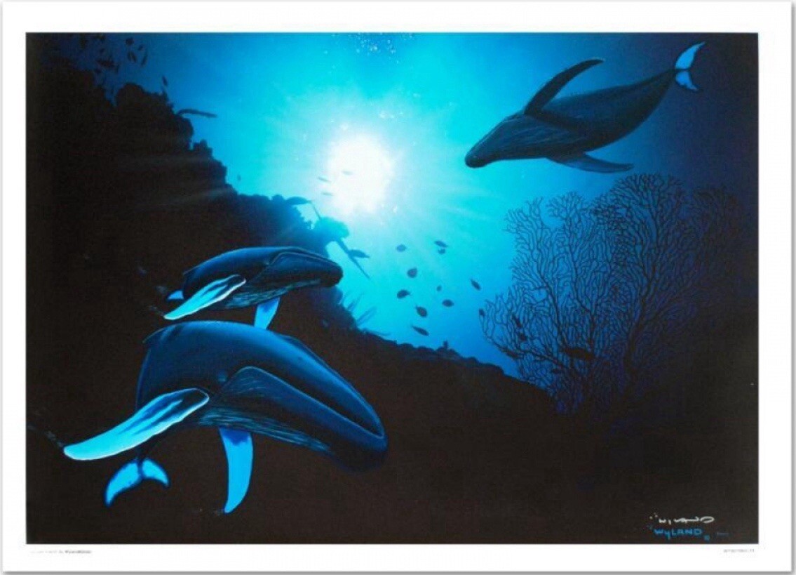 ロバート・ワイランド『ドルフィンビジョン S』ミクストメディア 1121F Page 11: Robert Wyland Paintings & Artwork for Sale | Robert