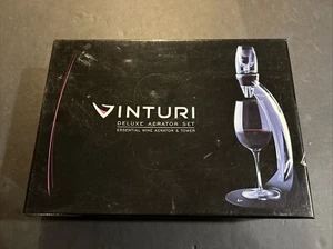 Vinturi Deluxe Essential  Wine Aerator Pourer and Tower Set - Picture 1 of 4