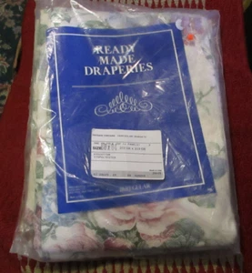Margate Ready Made Draperies  Pole Top Panels Irregular  80 x 84 - 1 Pair -NEW - Picture 1 of 7