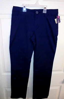 Cherokee Niñas Vestido Uniforme Azul Marino Pantalones Talla 16 NUEVO Foto 1 de 4