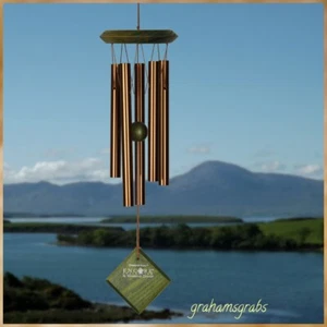 WOODSTOCK CHIMES OF MARS GREEN WASH ENCORE COLLECTION WIND CHIME DCGR17 - Picture 1 of 5