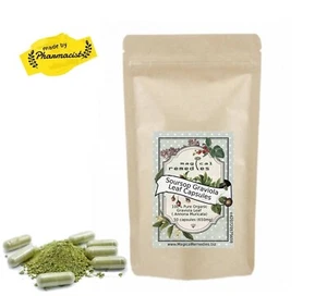 Soursop Graviola Leaf Capsules | Guanabana Paw-Paw Annona Muricata Organic 650mg - Picture 1 of 2