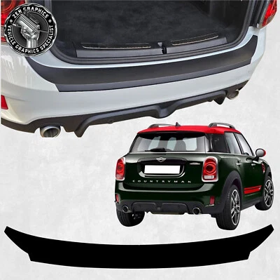 Protezione paraurti posteriore per Mini F60 Countryman Cooper S JCW decalcomanie adesivi pellicola - Immagine 1 di 3