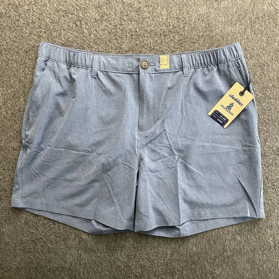 Chubbies Shorts Mens Size 2XL Blue Everywear Performance 6” Stretch NEW NWT - Image 1 of 4