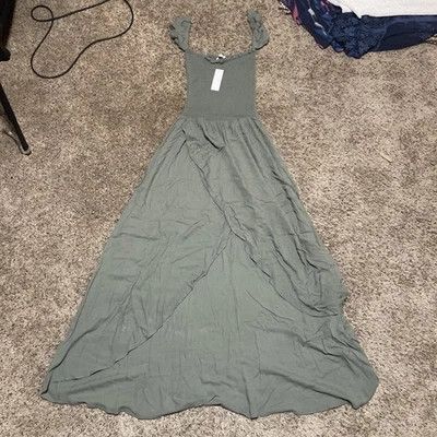 Vestido Young Break Fabulous Línea A Talla Mediana Verde 100% Rayón Foto 1 de 4