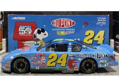 2000 #24 Jeff Gordon DuPont Peanuts 50th Celebration Snoopy 1:18 Action Nascar - Image 1 of 4