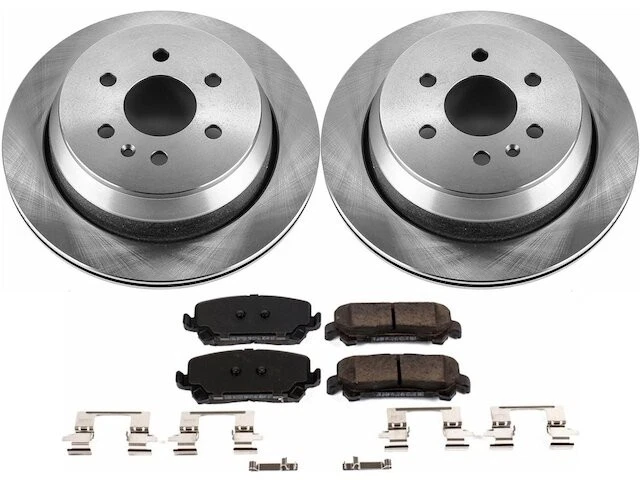 Kit de pastillas de freno traseras y rotor para GMC Canyon 2015-2020 2016 2017 2018 SM262DG Foto 1 de 1