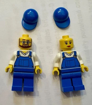 Lote de 2 minifiguras Lego City Garbage Workers cty0268 hombre y cty0269 mujer -4432 Foto 1 de 4