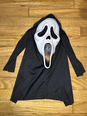 Vintage Scream Ghost Face Mask S9206 Easter Unlimited Fun World Glow In The Dark - Image 1 of 4