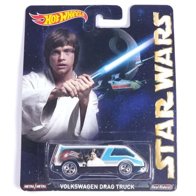 Camión de arrastre Hot Wheels Star Wars Volkswagen blanco CFP79 Foto 1 de 3