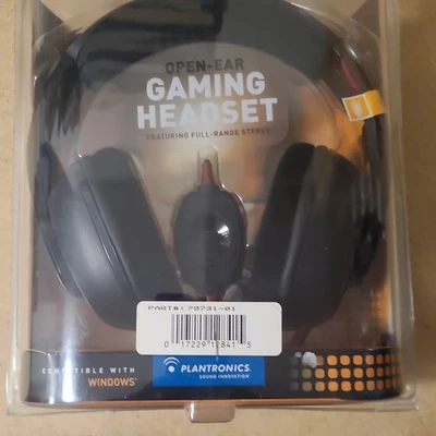 Plantronics Gamecom 377 Black/Red Headband Headsets - Image 1 of 3