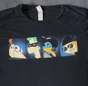 Phineas und Ferb Shirt Herren klein quer 2nd Dimension Disney Channel Film Promo - Bild 1 von 12