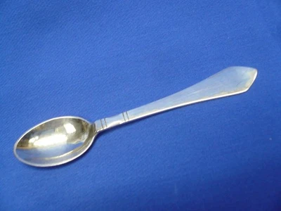 Georg Jensen Continental Pattern Sterling Demitasse Spoon 4 1/4" long - Image 1 of 4