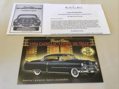 Danbury Mint 1954 Cadillac Coupe De Ville L.E. Brochure Only 1:24 - Image 1 of 4