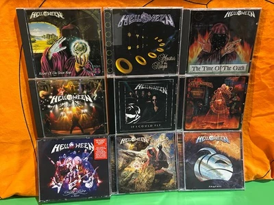 9x Helloween CDs 🎃 SEVEN KEYS 🎃 MASTER RINGS 🎃 OATH 🎃 DEVIL 🎃 LIVE 🎃 +MORE - Image 1 of 4