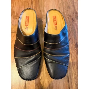 Zapatos sin cordones Pikolinos para mujer negros con detalle de rayas talla 39 8,5 EE. UU. - Imagen 1 de 6