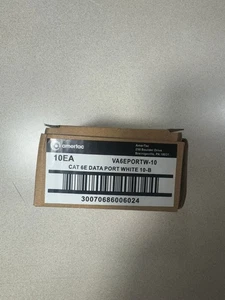 Box of Ten Amertac CAT 6E Data Port White - VA6EPORTW - CAT6 connection - Picture 1 of 7