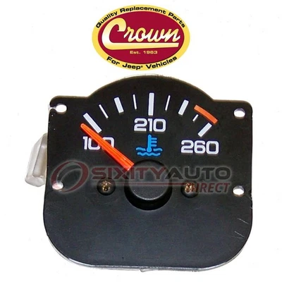 Crown Automotive Engine Coolant Temperature Gauge for 1974-1975 Jeep CJ5 - kd Foto 1 de 4