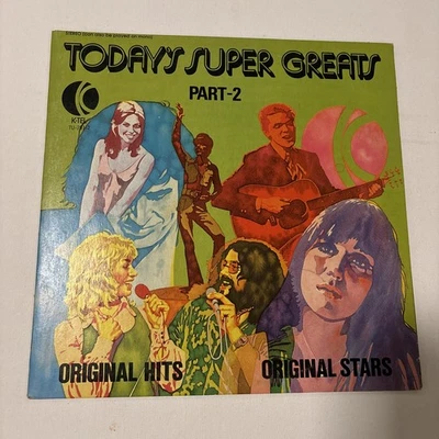 KTEL Today’s Super Greats Part 2  TU231-2 Vinyl LP 1974 Ultrasonic Clean! - Image 1 of 4