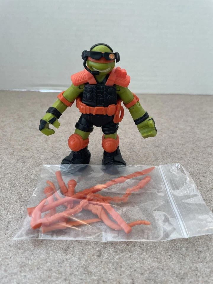Teenage Mutant Ninja Turtles 2013 Stealth Tech Michelangelo 4.5 Viacom Figure Foto 1 de 1