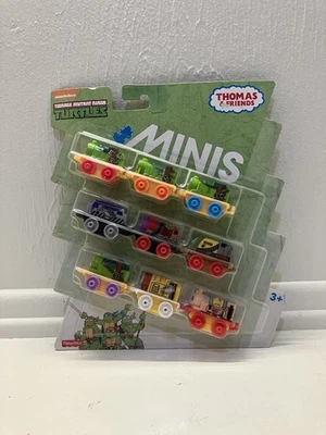 Thomas & Friends Teenage Mutant Ninja Turtles Minis 2017 Fisher Price TMNT 🚂 🐢 Foto 1 de 2