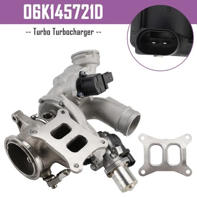 Turbo Turbocharger 06K145721D for Volkswagen Beetle 2014-2017 Jetta 2014-2018 Foto 1 de 4