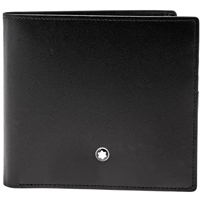 Cartera Montblanc Meisterstuck 8 CC 7163 198310 de cuero negro Foto 1 de 4