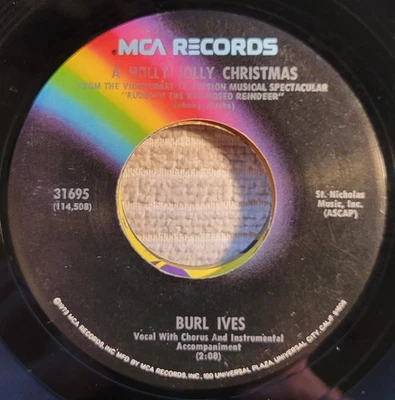 Burl Ives "Have A Holly Jolly Christmas / Snow For Johnny" weak VG+ - Image 1 of 3