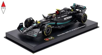 MODELLINO STATICO BBURAGO 1/43 RACE F1 MERCEDES-AMG F1 W14 E PERFORMANCE (2023) - Immagine 1 di 2