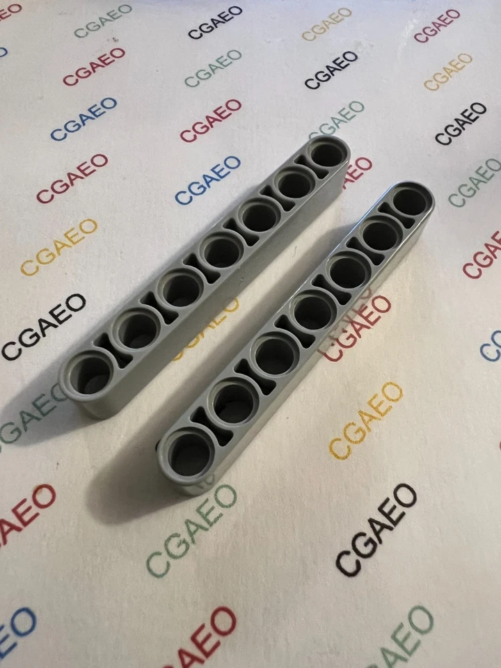 2 x Lego 32524 Technic, Liftarm 1 x 7 Thick (light bluish gray) - Photo 1/1