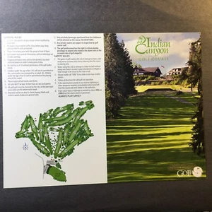 Indian Canyon Golf Course. Spokane, Wa. Golf Scorecard Mint - Picture 1 of 2