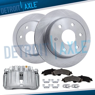 Rotores de disco trasero pinza de freno derecha pastillas de freno para Silverado Sierra 1500 Tahoe Foto 1 de 4