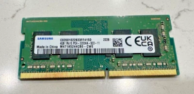 4GB 3200MHz DDR4 SODIMM 260Pin 1RX16 Laptop Memory PC4-3200AA-SC0-11 - Image 1 of 2
