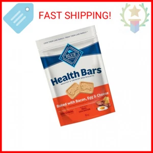 Blue Buffalo Health Bars Natural Crunchy Dog Treats Biscuits, Bacon, Egg & Chees - Picture 1 of 1