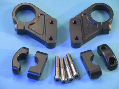 LSL Superbike Standrohradapter HONDA VFR 750 F (RC24) | 86-87 | schwarz - Bild 1 von 3