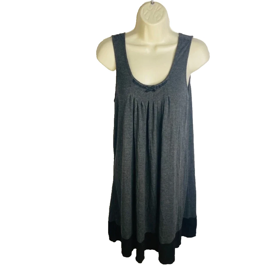 Women's Sz S Simply Vera Wang IntimatesBasic Luxury Chemise  Gray Sleepshirt - Image 1 of 1