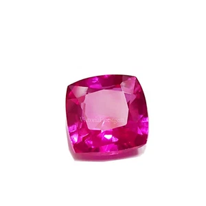 Emerald Shape 10.35 CT Natural Pink Sapphire Loose Gemstone Ring Size - Picture 1 of 6