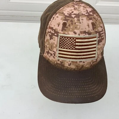 Gorra Ariat para hombre camuflaje digital bandera americana gorra snapback Foto 1 de 4